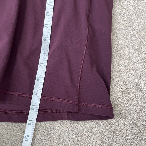 Athleta Skort Womens XL Red Salutation Stash 16 1/2" Athleisure Spiced Cabernet - Picture 6 of 8